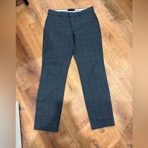 Banana Republic Blue Plaid Pants Sloan